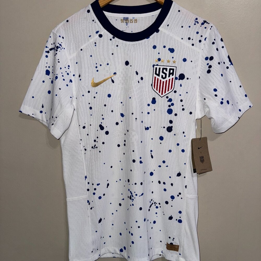 Nike USMNT Team USA 2023 Home Soccer Match Jersey DR3800-100 Mens S $170 NEW